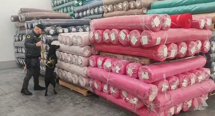 欧洲查扣近5亿元的中国走私纺织品